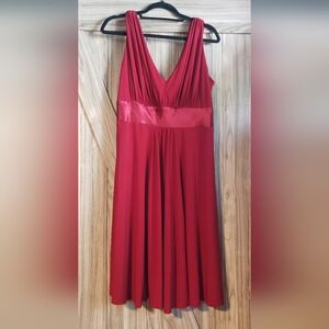 Jones Wear Vibrant Red Dress